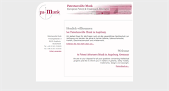 Desktop Screenshot of pa-munk.de